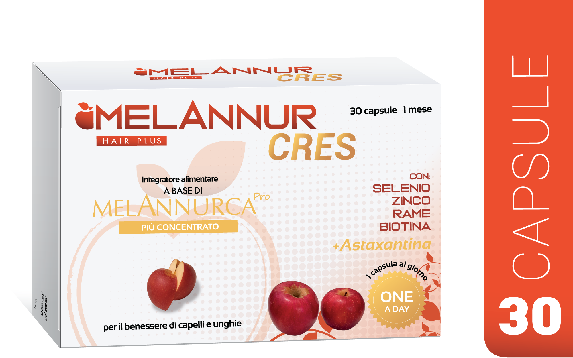 Confezione MelannurCres 30 capsule